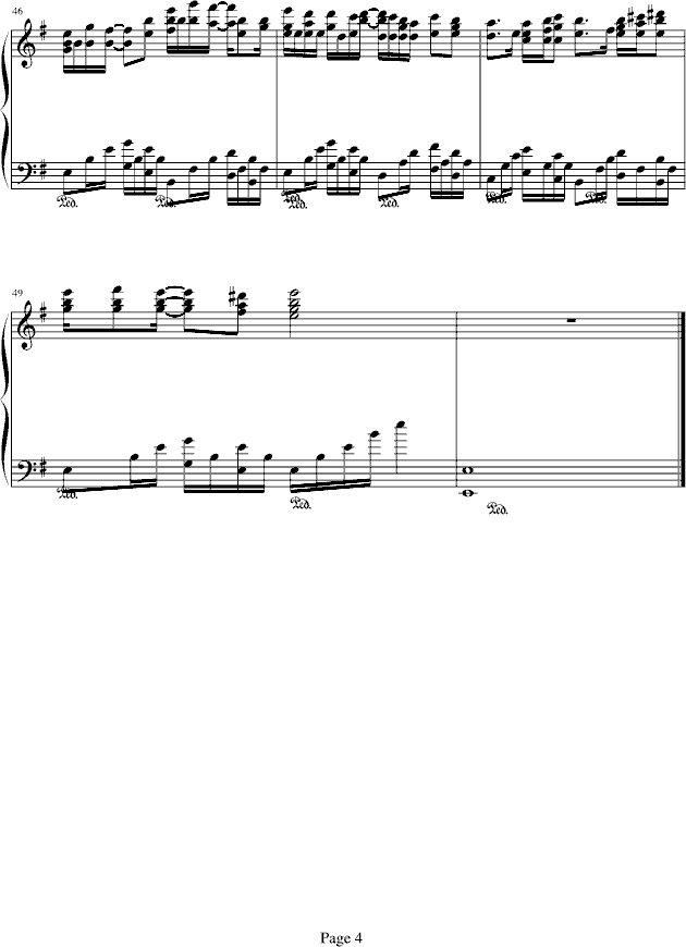 交错的弦钢琴曲谱（图4）