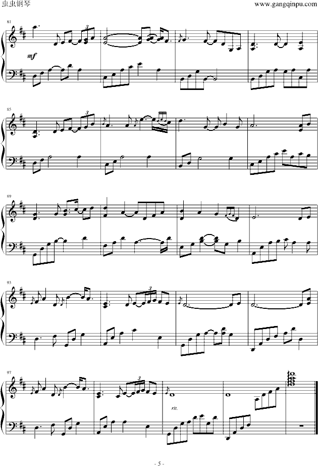 Night Blossom钢琴曲谱（图5）
