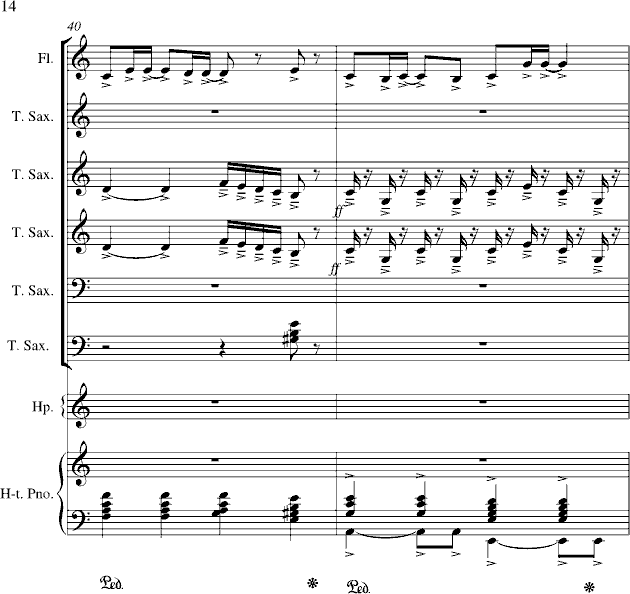 心雨钢琴曲谱（图14）