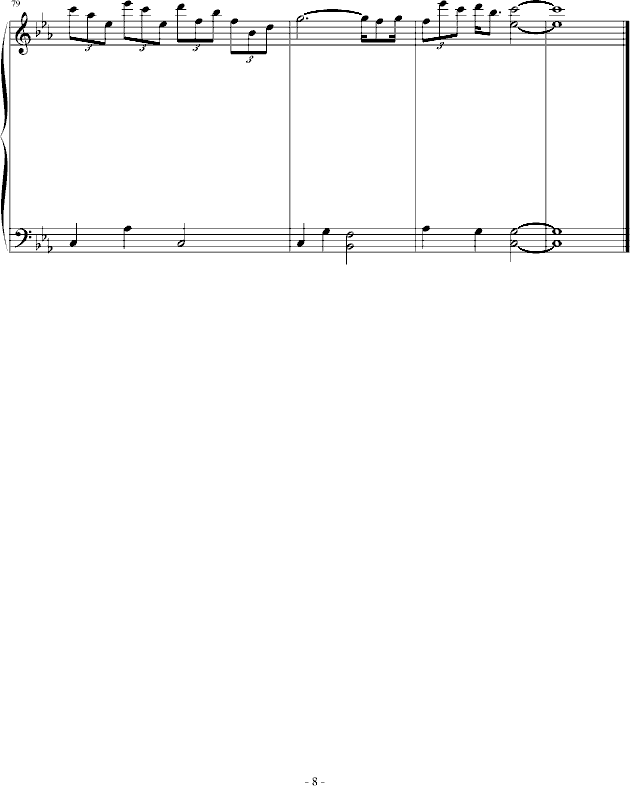 寂寞在唱歌钢琴曲谱（图8）