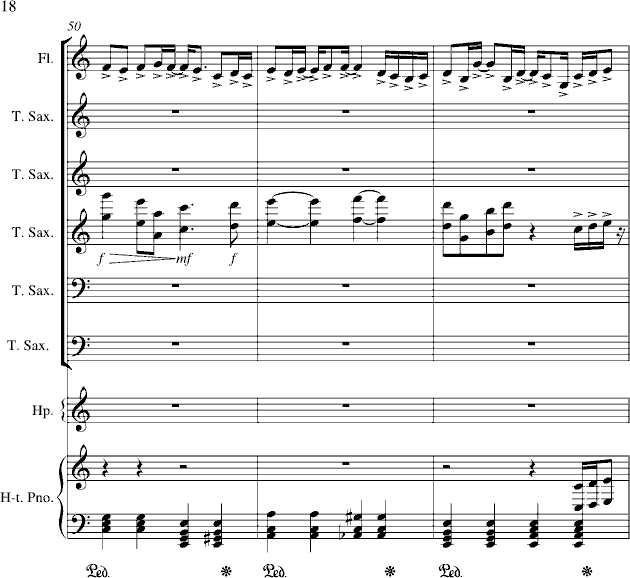 心雨钢琴曲谱（图18）