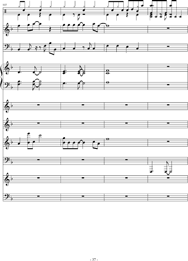 欧若拉-总谱钢琴曲谱（图37）