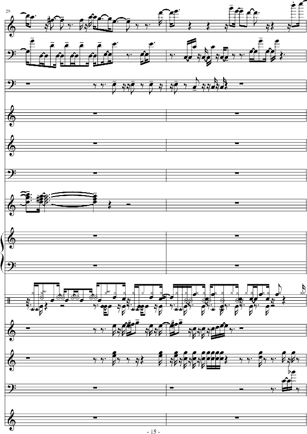 不怕不怕-总谱钢琴曲谱（图15）
