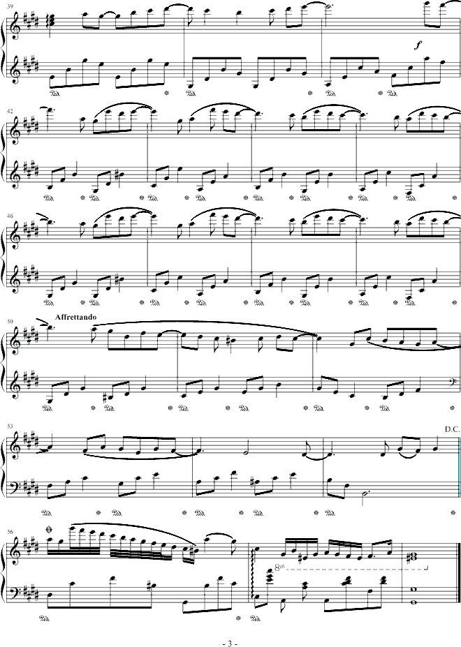 I like Chopin钢琴曲谱（图3）