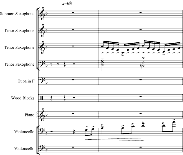 菊花台-总谱钢琴曲谱（图1）
