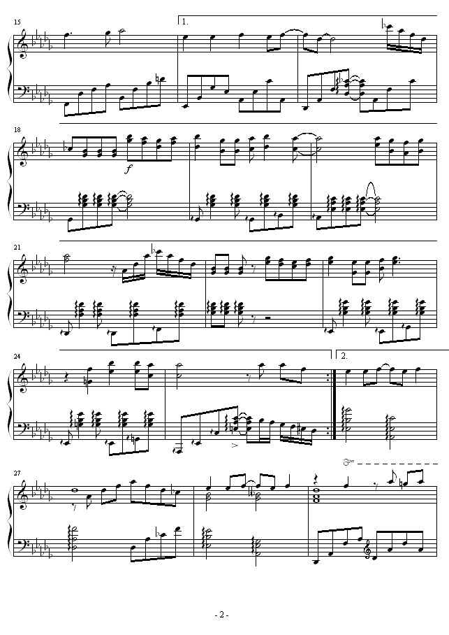 月光-52498190版钢琴曲谱（图2）