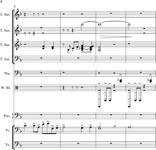 菊花台-总谱钢琴曲谱（图4）