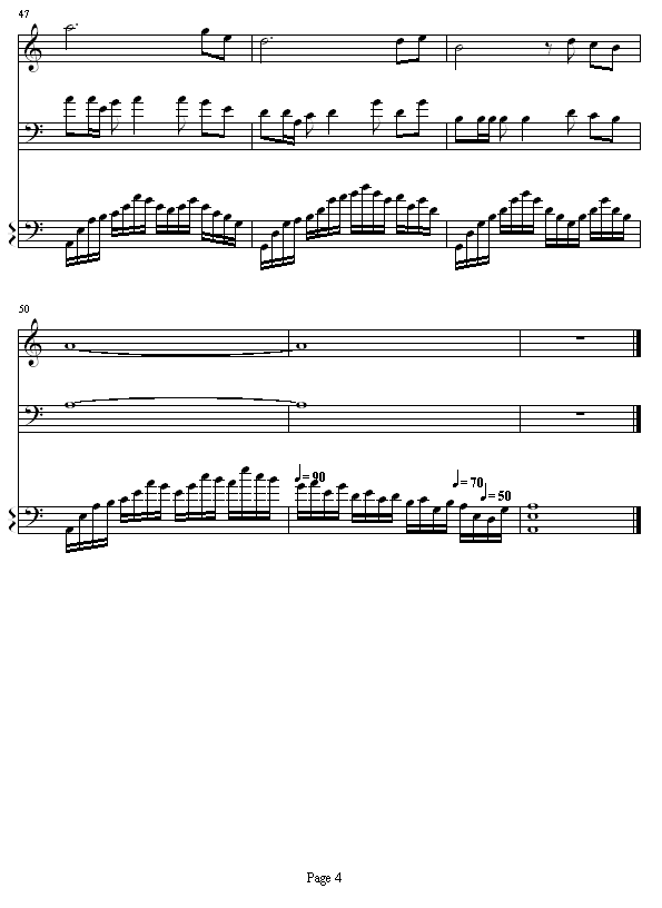 燕歌行钢琴曲谱（图4）