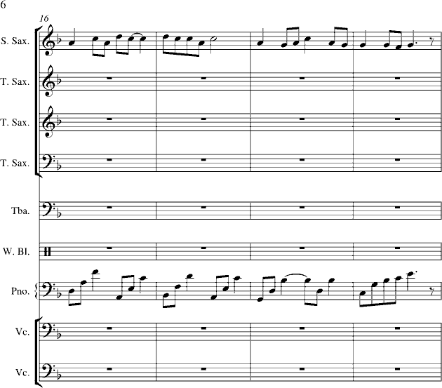 菊花台-总谱钢琴曲谱（图6）