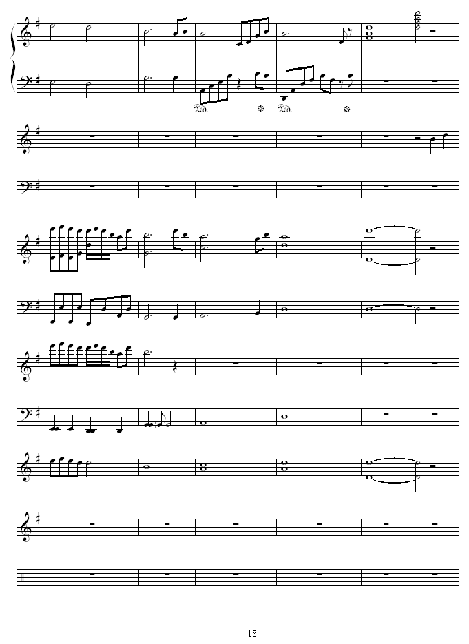 夜莺-Nightingale钢琴曲谱（图18）