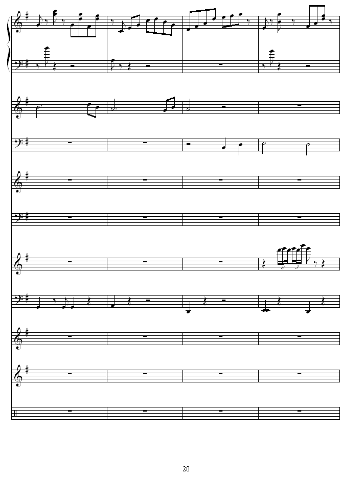 夜莺-Nightingale钢琴曲谱（图20）