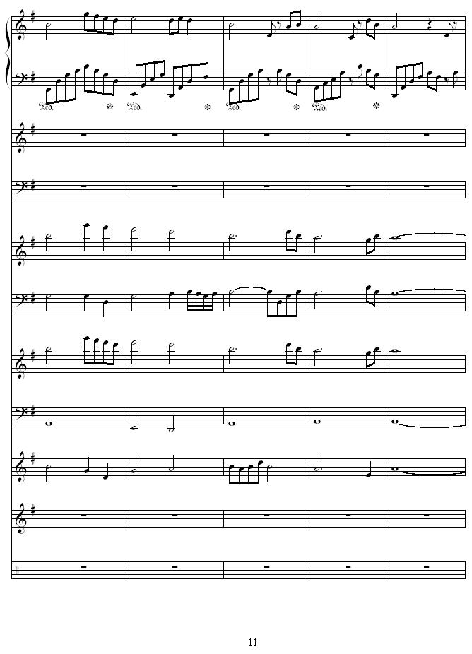 夜莺-Nightingale钢琴曲谱（图11）