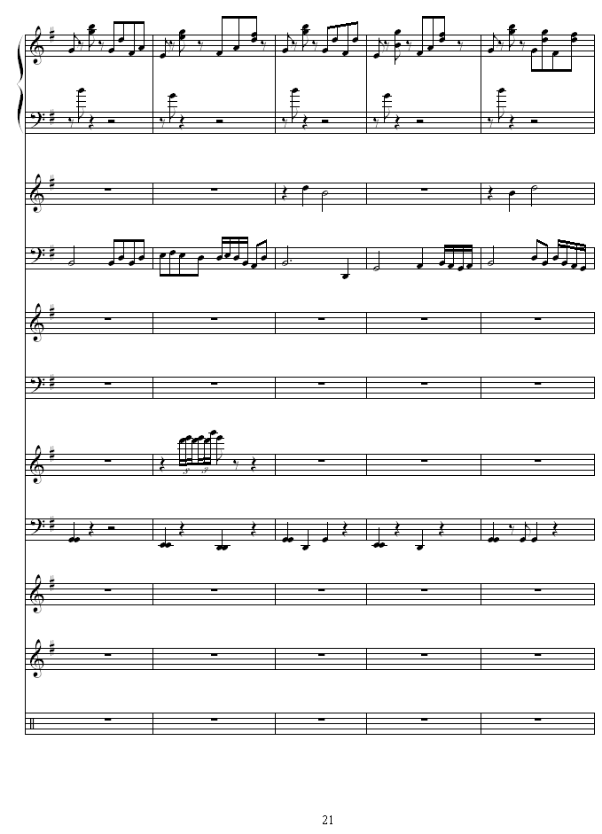 夜莺-Nightingale钢琴曲谱（图21）