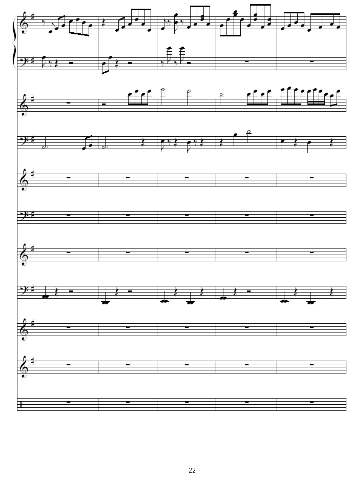 夜莺-Nightingale钢琴曲谱（图22）
