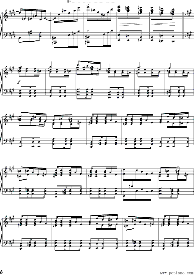 蓝色独白钢琴曲谱（图6）