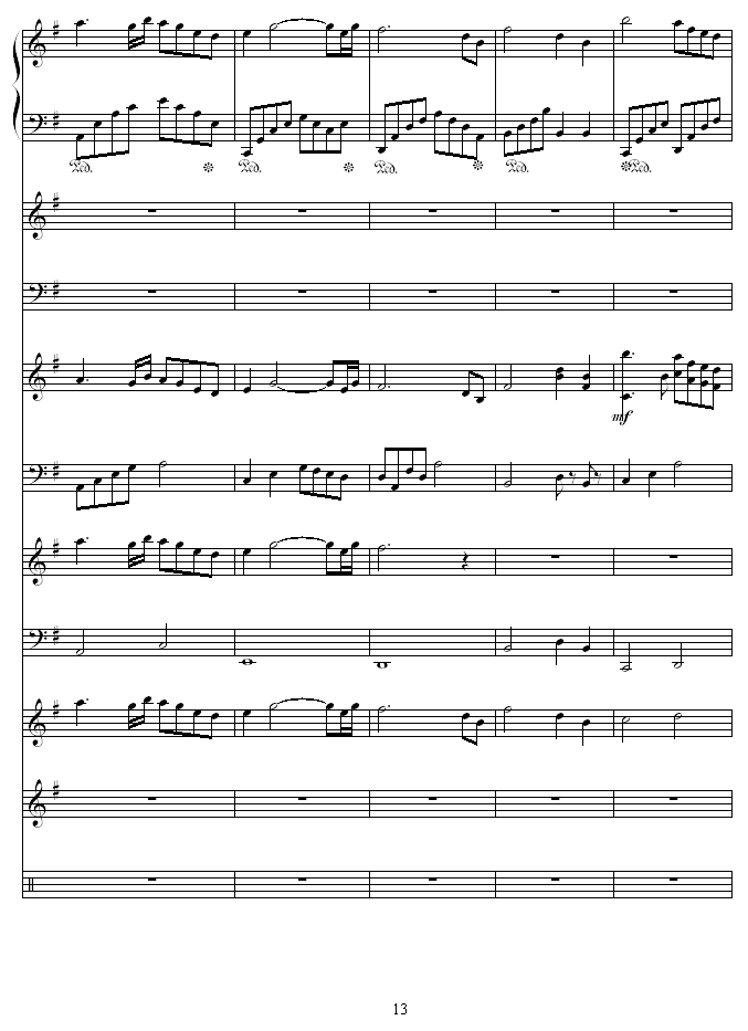 夜莺-Nightingale钢琴曲谱（图13）