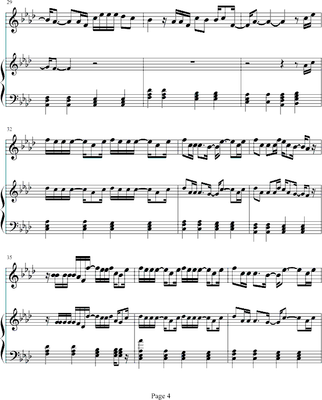 练习钢琴曲谱（图4）