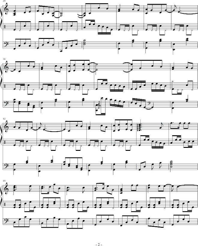 星月游乐园钢琴曲谱（图2）