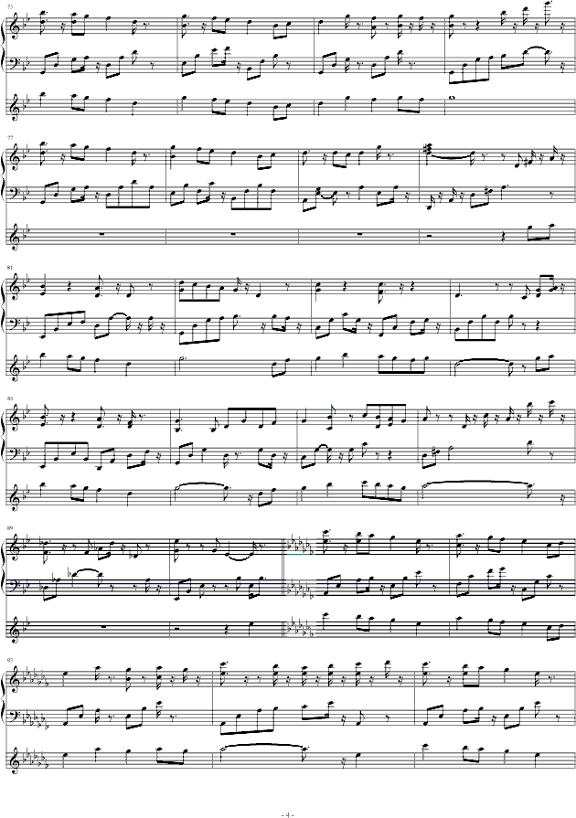 风中有朵雨做的云-龙斯明钢琴曲谱（图4）