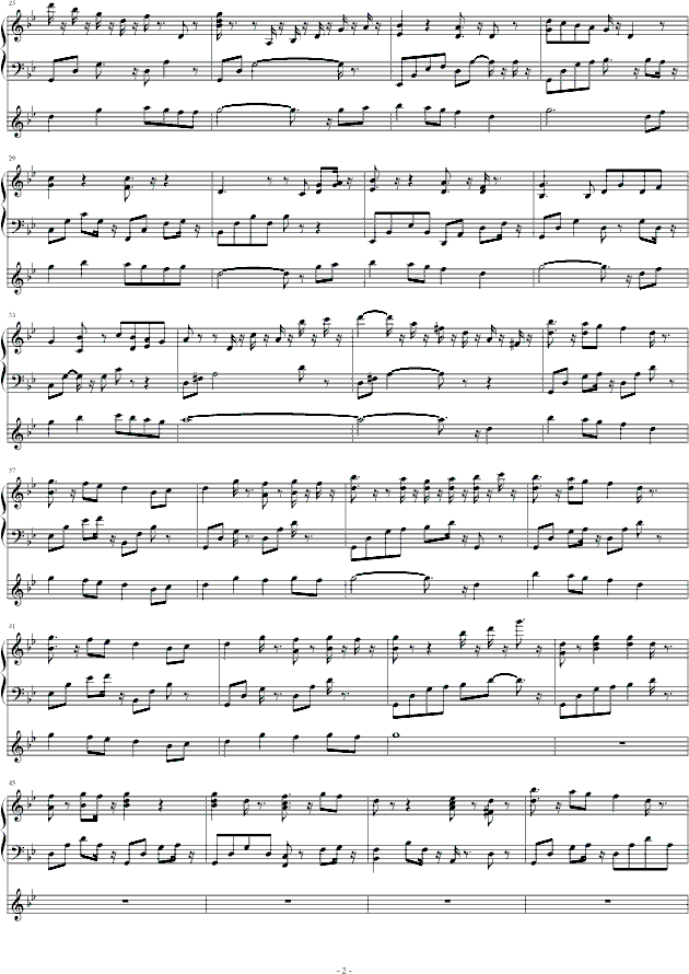 风中有朵雨做的云-龙斯明钢琴曲谱（图2）