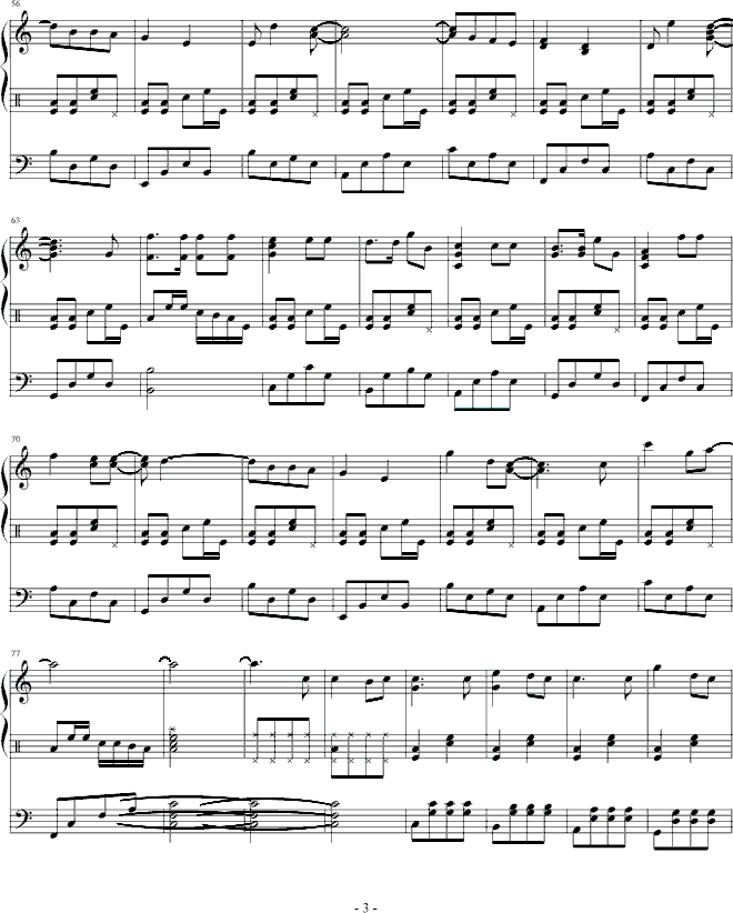 星月游乐园钢琴曲谱（图3）