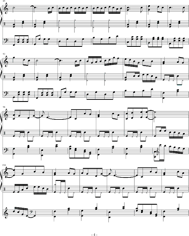 星月游乐园钢琴曲谱（图4）