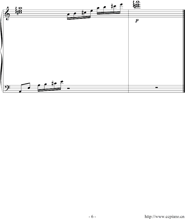 第七道彩虹钢琴曲谱（图6）