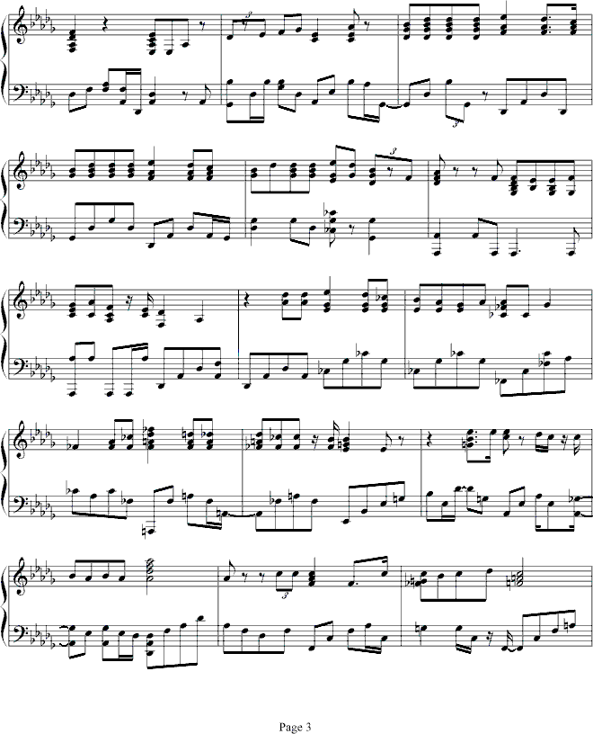 The Music Of The Night钢琴曲谱（图3）