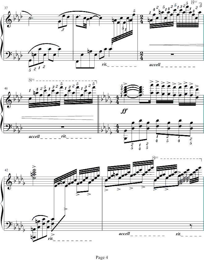 秋日私语-总谱钢琴曲谱（图4）