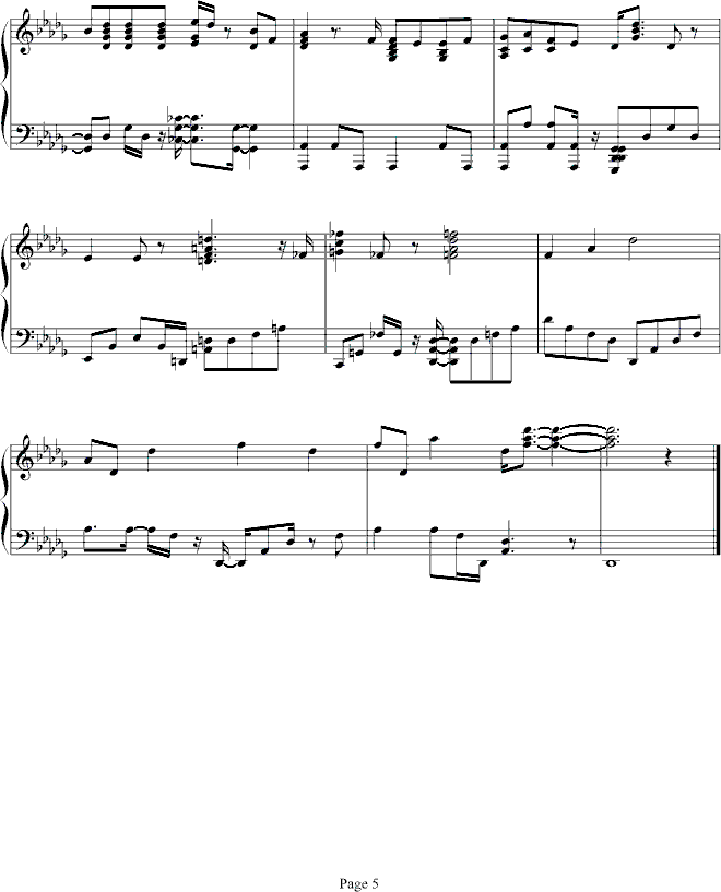 The Music Of The Night钢琴曲谱（图5）