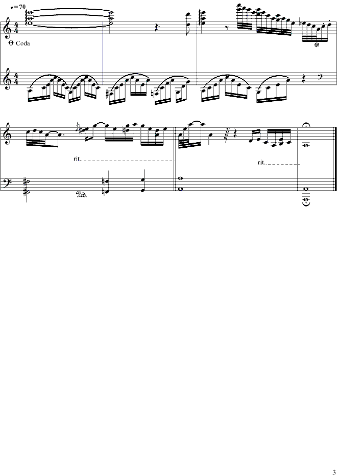 風中之塵钢琴曲谱（图3）