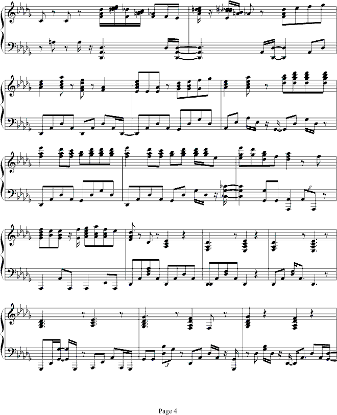 The Music Of The Night钢琴曲谱（图4）