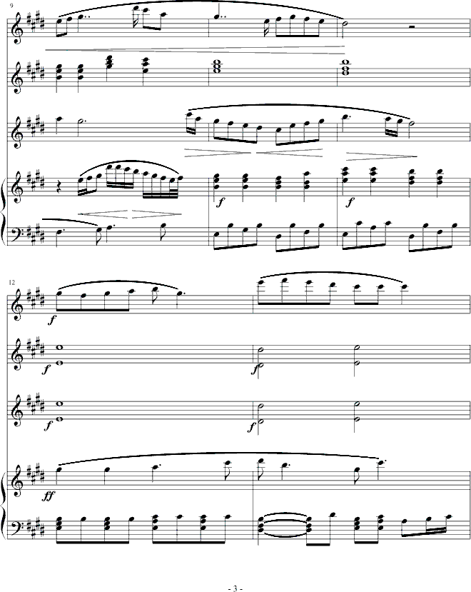 星光小夜曲钢琴曲谱（图3）