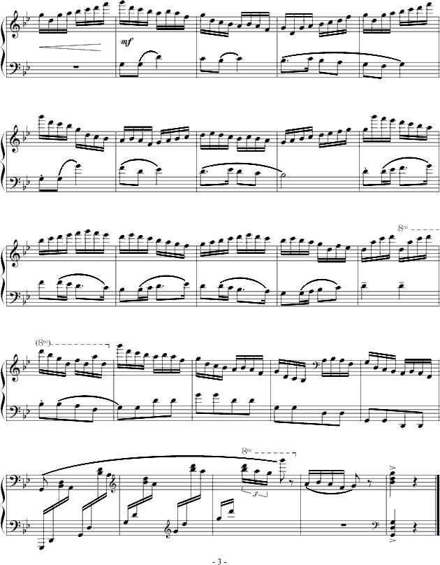 欢乐的牧童-我学钢琴钢琴曲谱（图3）