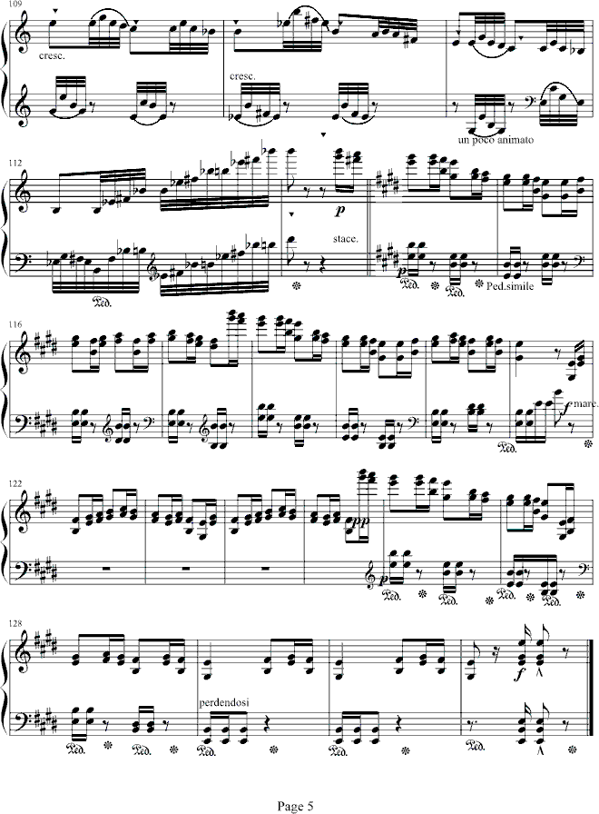 练习曲狩猎钢琴曲谱（图5）