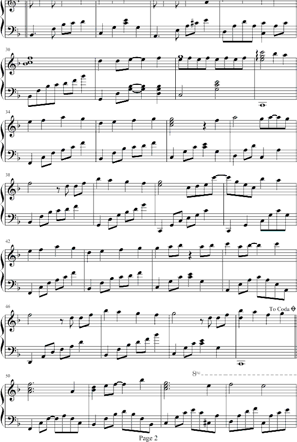 9A1F钢琴曲谱（图2）