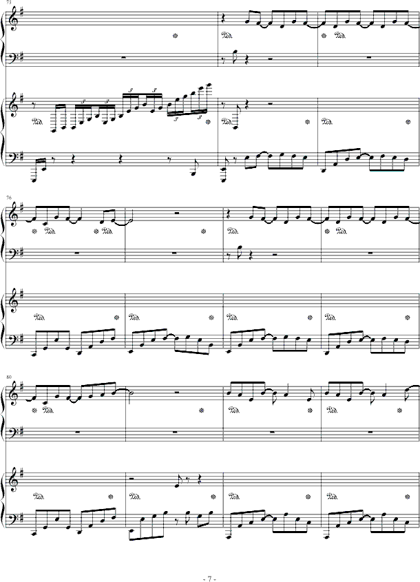 海浪钢琴曲谱（图7）