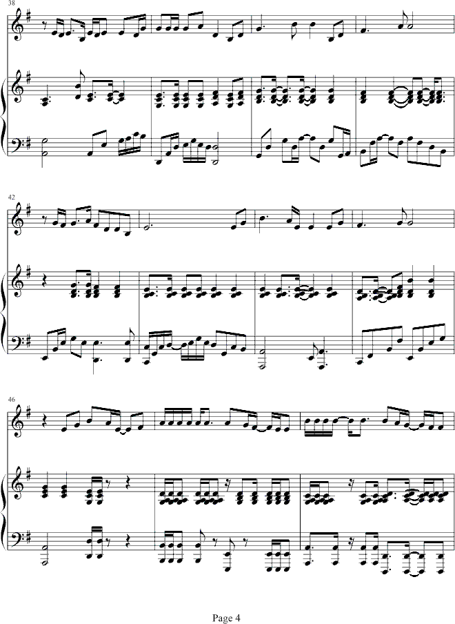 柠檬草的味道钢琴曲谱（图4）