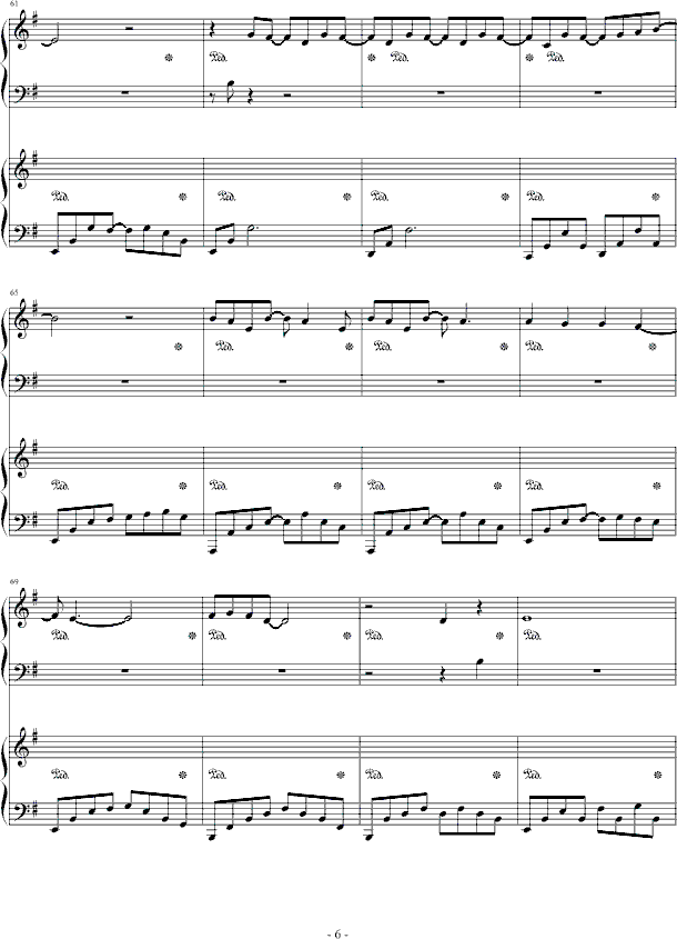 海浪钢琴曲谱（图3）