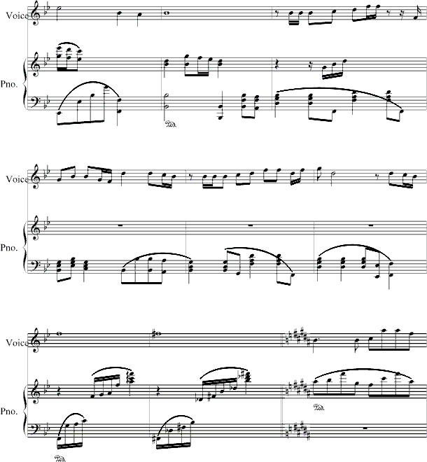 花园-弹唱版钢琴曲谱（图5）