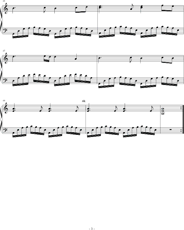 风钢琴曲谱（图3）