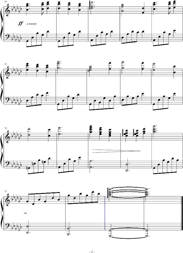 棉花国的星星钢琴曲谱（图4）