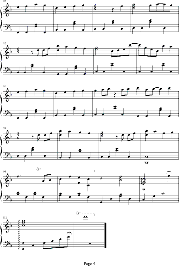 9A1F钢琴曲谱（图4）