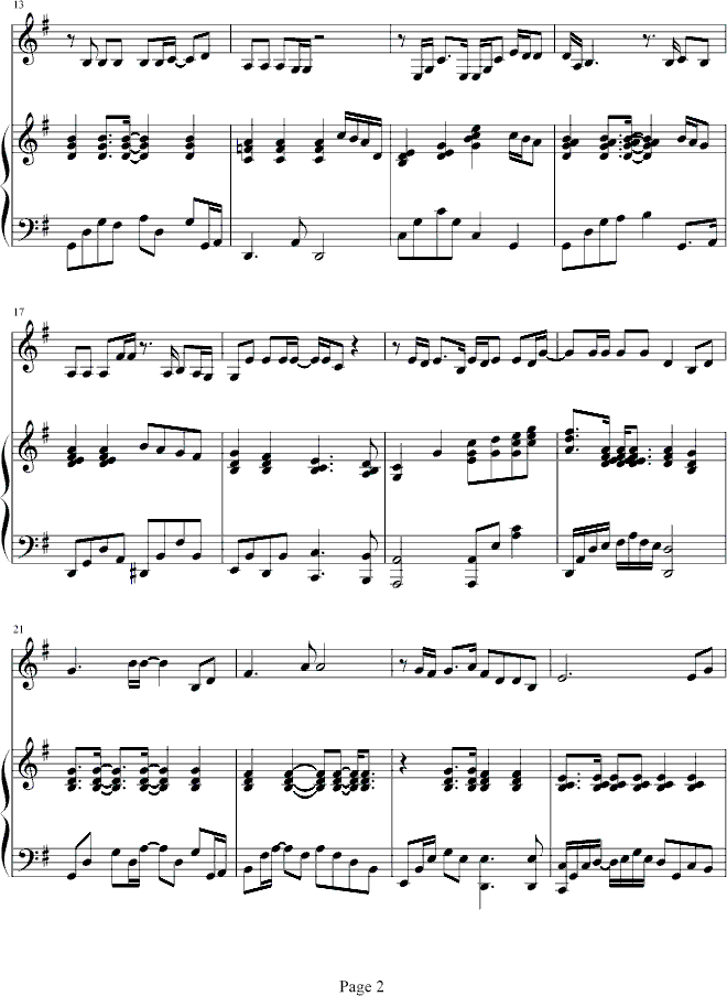 柠檬草的味道钢琴曲谱（图2）