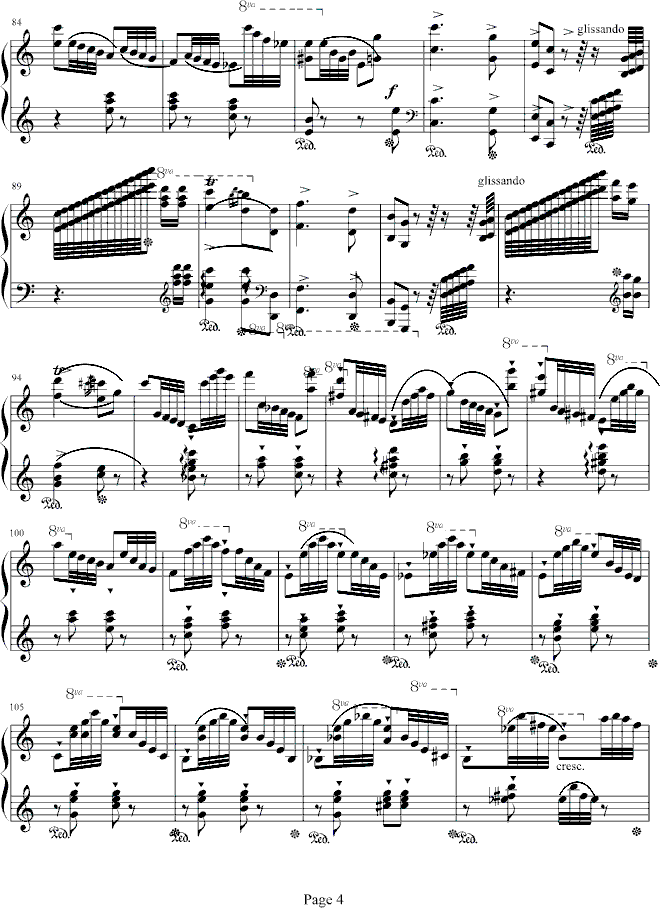 练习曲狩猎钢琴曲谱（图4）