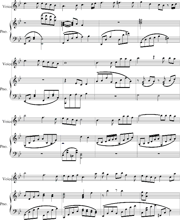 花园-弹唱版钢琴曲谱（图2）