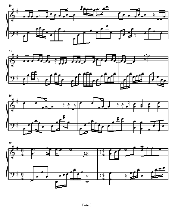 不够勇敢-王子变青蛙曲目钢琴曲谱（图3）
