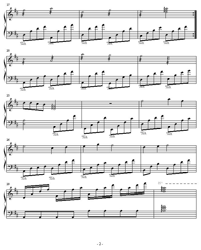 飞吧钢琴曲谱（图2）