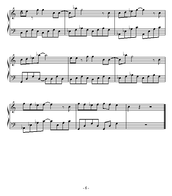 舞孃-(舞娘)钢琴曲谱（图6）