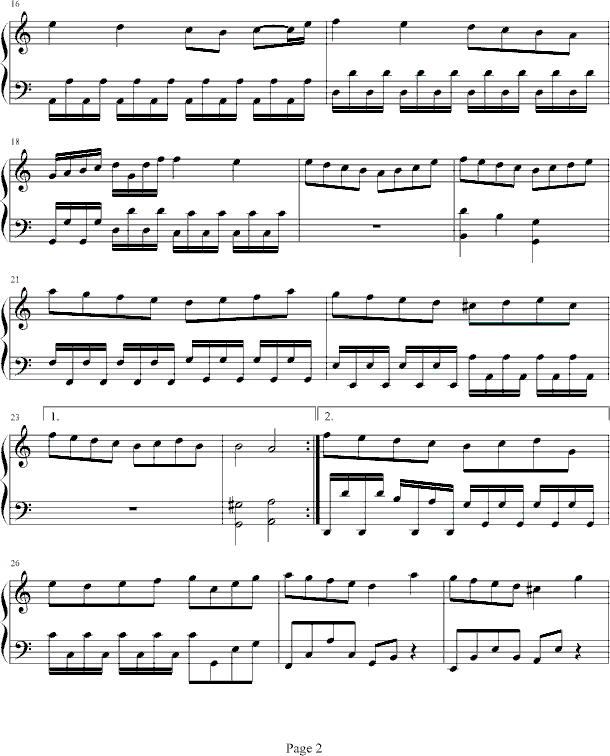 ygxq钢琴曲谱（图2）